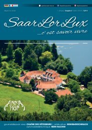 SaarLorLux ...c'est savoir vivre Sommer/Herbst Edition 2/2019