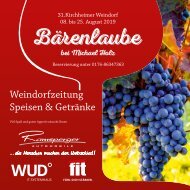 Weindorfzeitung Bärenlaube