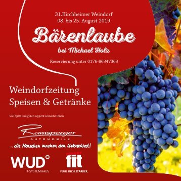 Weindorfzeitung Bärenlaube