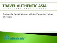 Explore the Best of Vietnam with the Prospering Hoi An Day Trips