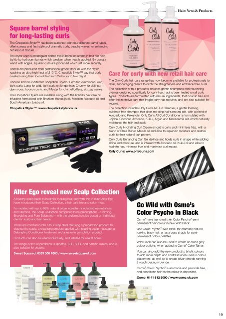 BEAUTY & hairdressing Aug/Sept 2019