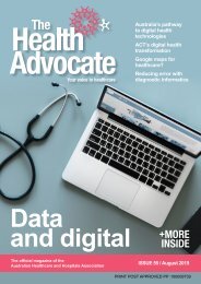 The Health Advocate August 2019
