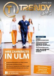 TRENDYone | Das Magazin - Ulm / Neu-Ulm - Mai 2019