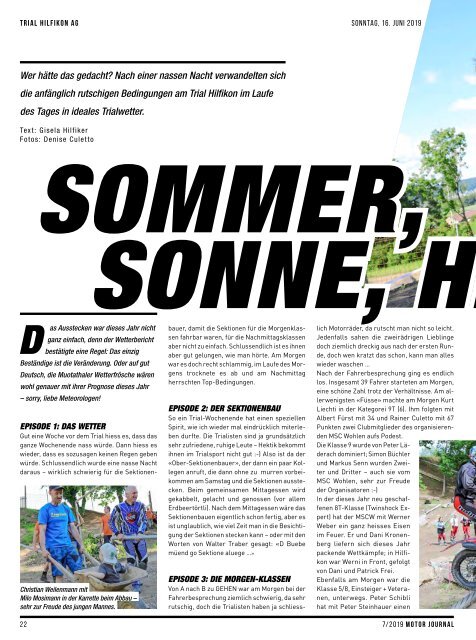 SAM MotorJournal Juli 2019