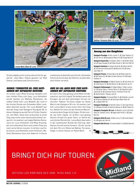 SAM MotorJournal Juli 2019