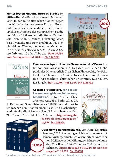 Frölich & Kaufmann 17. Versandkatalog 2019