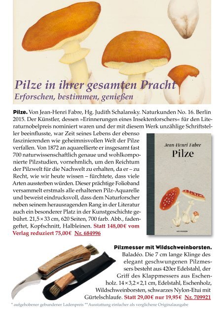 Frölich & Kaufmann 17. Versandkatalog 2019