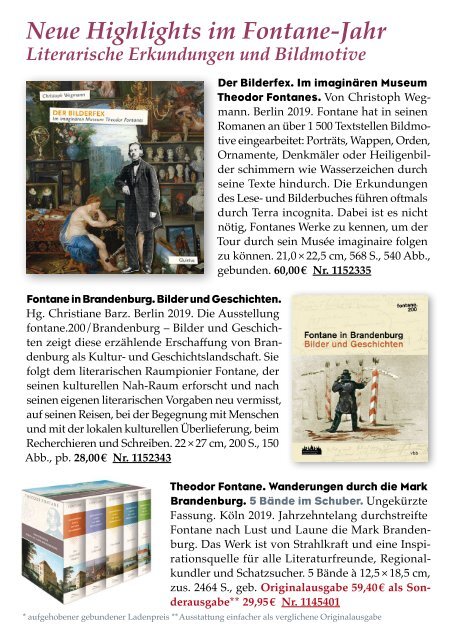 Frölich & Kaufmann 17. Versandkatalog 2019