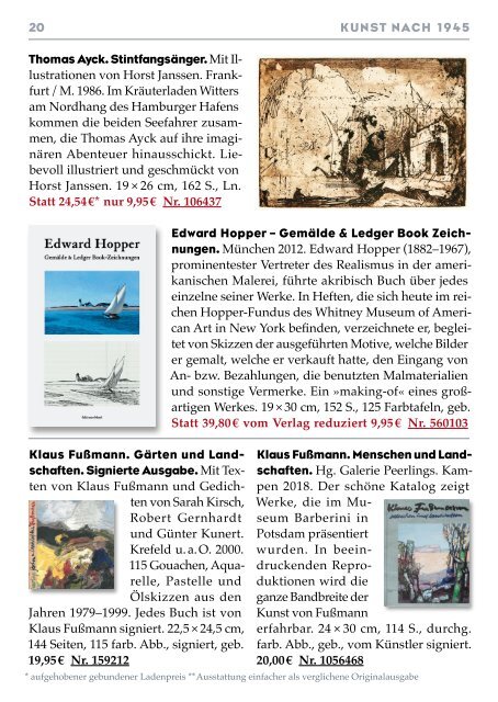 Frölich & Kaufmann 17. Versandkatalog 2019