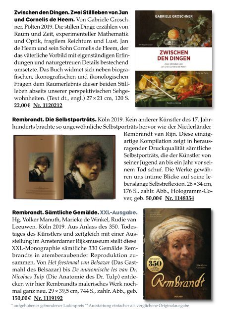 Frölich & Kaufmann 17. Versandkatalog 2019