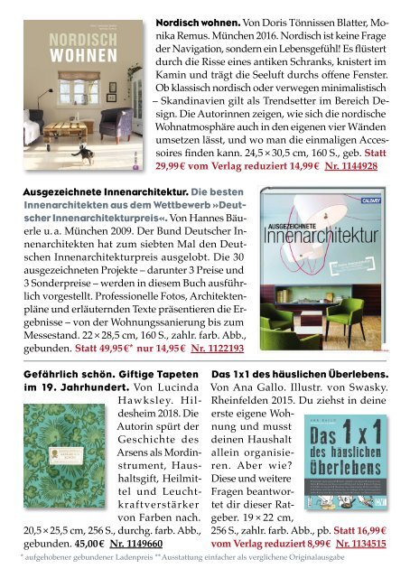 Frölich & Kaufmann 17. Versandkatalog 2019