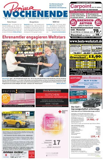 Prima Wochenende 31 2019