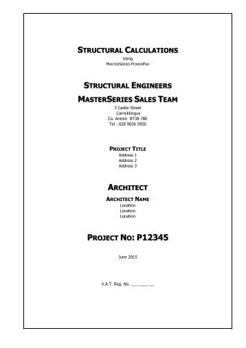 MasterKey Retaining Walls Sample Output