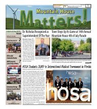 Mountain House Matters - Issue #80 - July/early August 2019