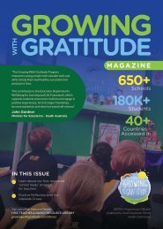 Growing With Gratitude Magazine