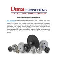 Top Quality Timing Pulley manufacturer