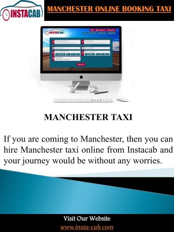 Manchester Online Booking Taxi