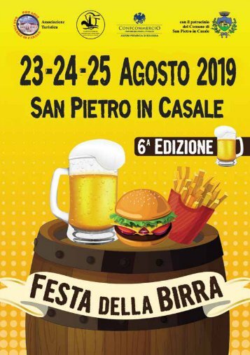 Festa della birra 6° edizione 2019 San Pietro in Casale Bologna