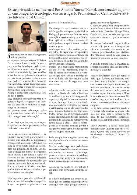 Revista  Empresários Edição julho e agosto 2019