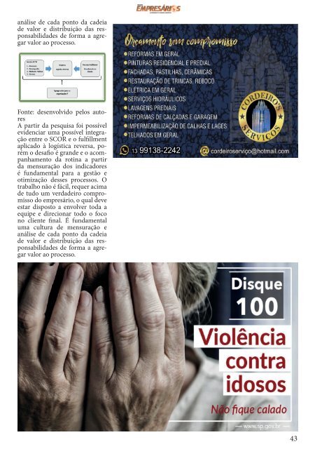 Revista  Empresários Edição julho e agosto 2019