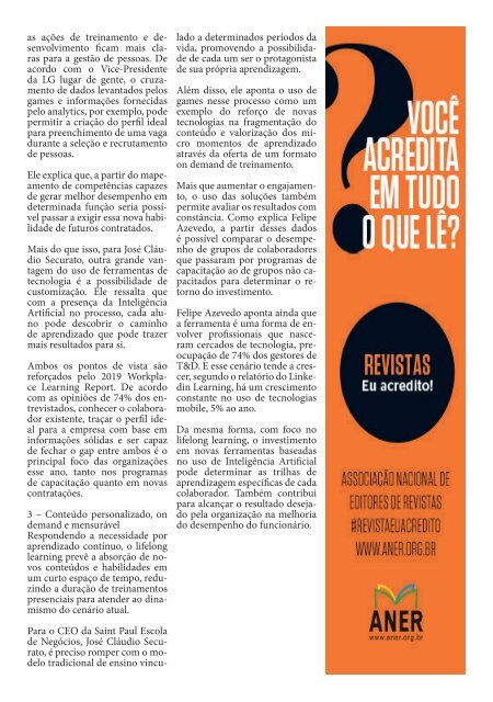 Revista  Empresários Edição julho e agosto 2019