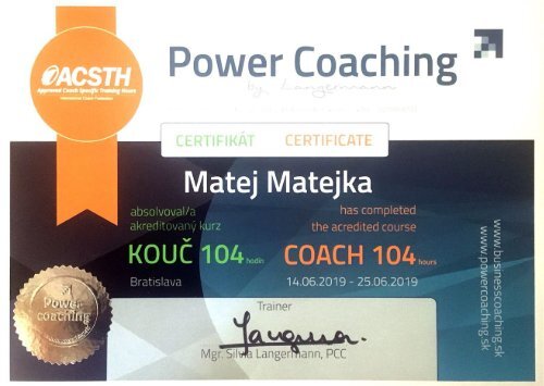 ACSTH Coaching Certificate ACSTH Coaching Certificate