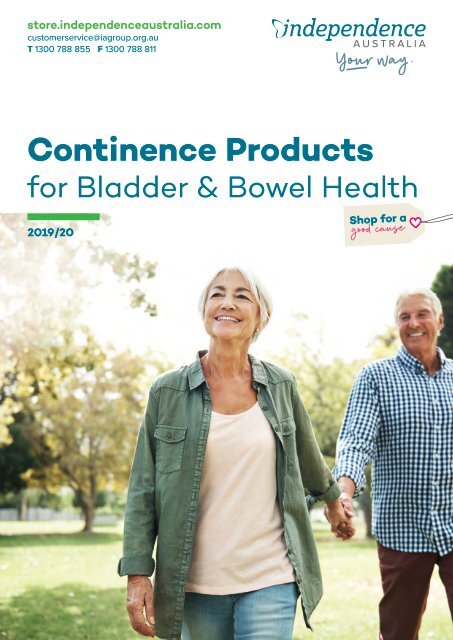 Continence products for bladder health