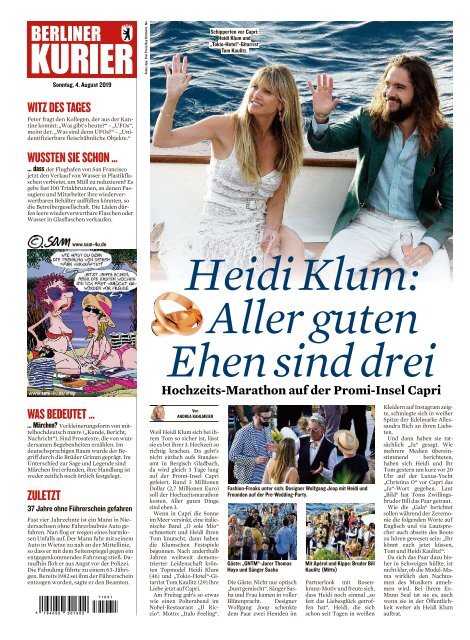 Berliner Kurier 04.08.2019
