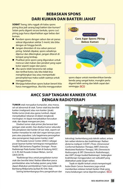 Majalah SCG Edisi Agustus 2019