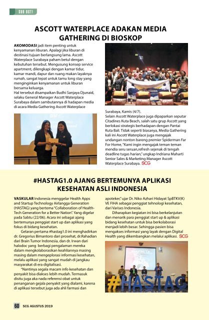 Majalah SCG Edisi Agustus 2019