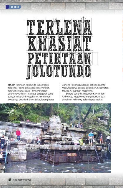 Majalah SCG Edisi Agustus 2019