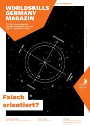 WorldSkills Germany Magazin - Ausgabe 14 - August 2019