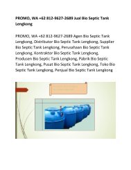 PROMO, WA +62 812-9627-2689 Jual Bio Septic Tank Lengkong