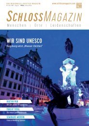 SchlossMagazin August 2019 Bayerisch-Schwaben und Fünfseenland2