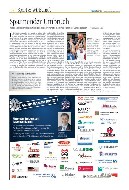 RegioBusiness 08.2019