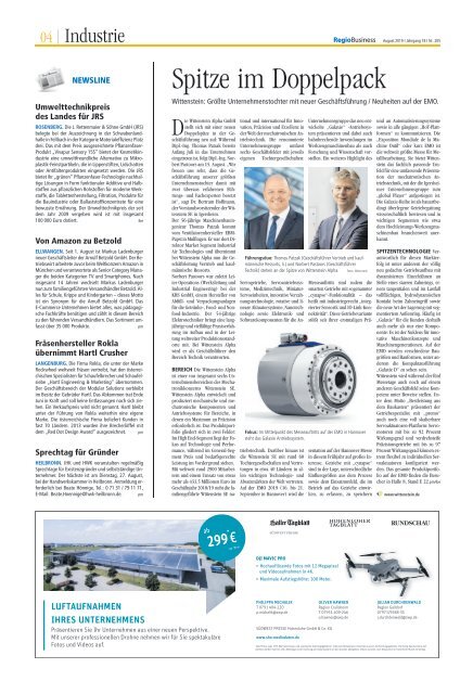 RegioBusiness 08.2019