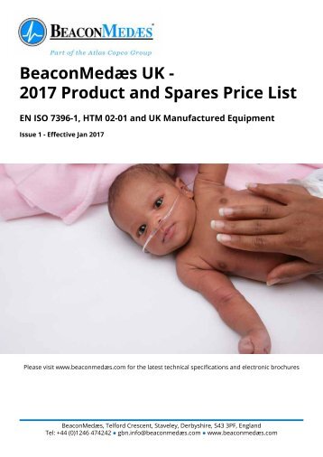 BeaconMedaes Product Price List 2017 - Ed1 1 LR