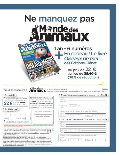 Le monde des animaux N°29