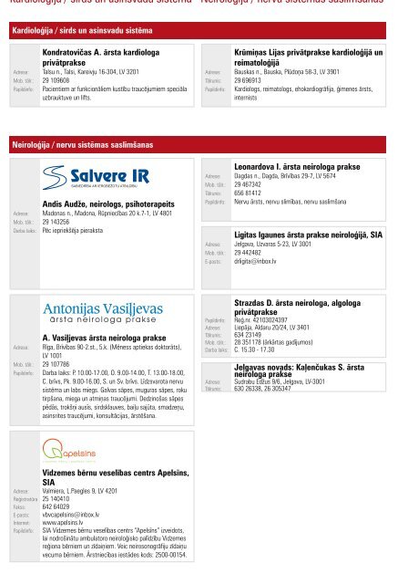 medicine.lv Profesionālā veselības gadagrāmata 2019/20