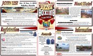 2019 Florida PAL State Boxing Championship Boxer Flyer