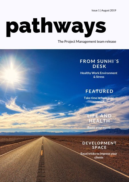 Pathways Issue 1- August 2019