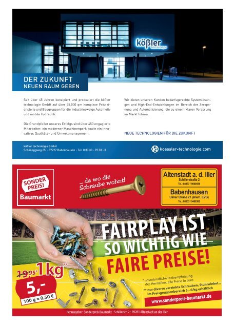 20190727 Fuggermärktler TSV 1862 Babenhausen – TSV Neusäß