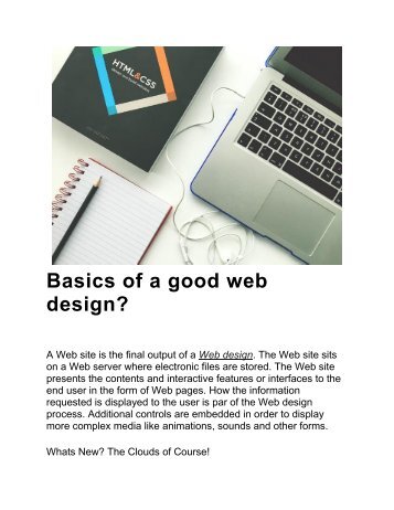Basics of a good web design-converted