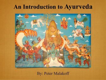 Ayurveda Introduction 12.19