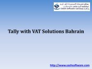 Tally VAT Solutions Bahrain