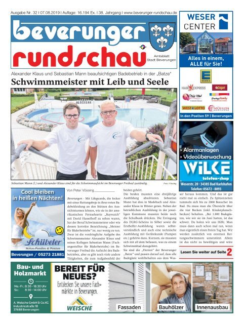 Beverunger Rundschau 2019 KW 32