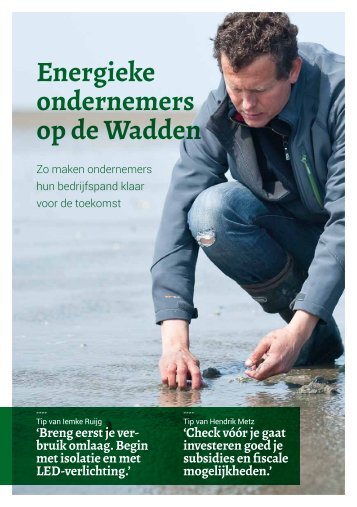 Energieke ondernemers op de Wadden