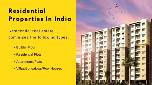 Property In India | Residential & Commercial Property Types