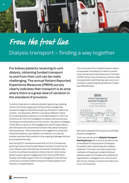 Kidney Matters - Issue 6, Summer 2019