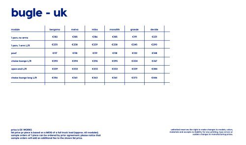 bugle_pricelist_uk